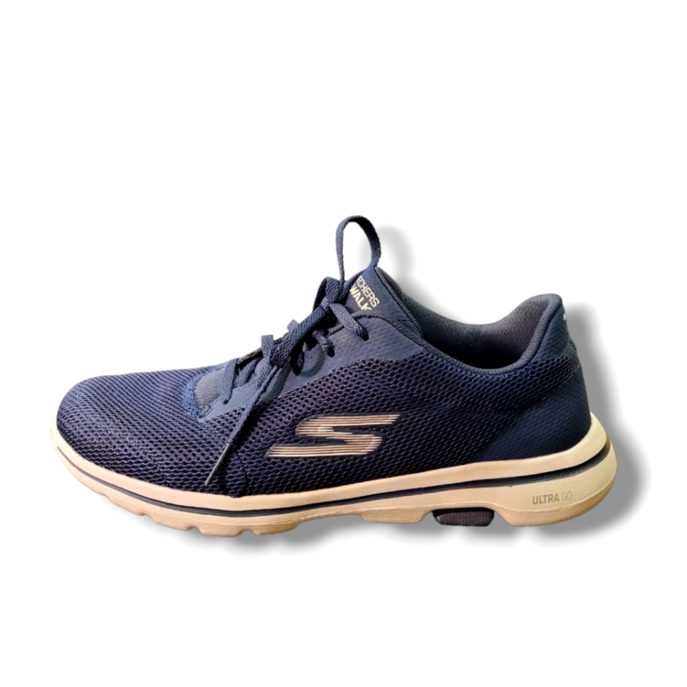 Skechers Go Walk Navy Sneakers Size 9